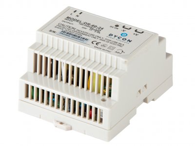 Power supplies suitable for use on 7.5mm  and 15mm NS32-G and N35 standard DIN-Rails 