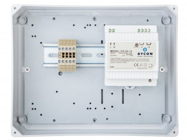 DR-60-12-W on a DIN Rail (Click for full picture)